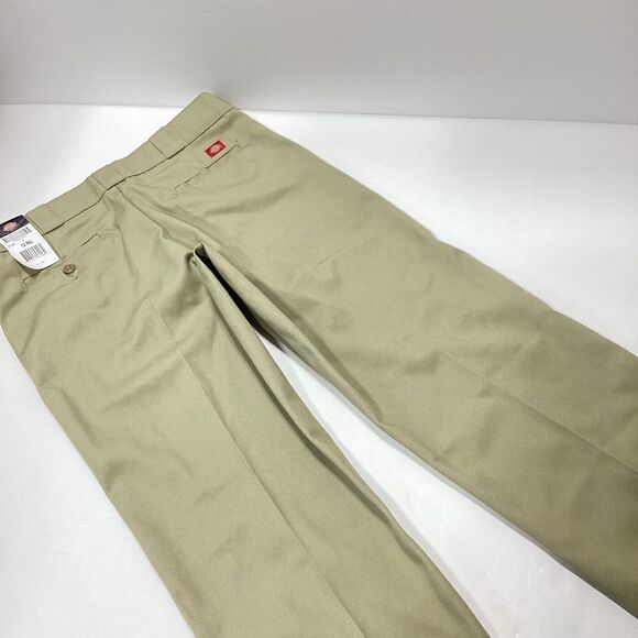 Dickies Work Pant Low Rise Straight Leg 774 Size 12 Khaki NWT - Picture 1 of 7